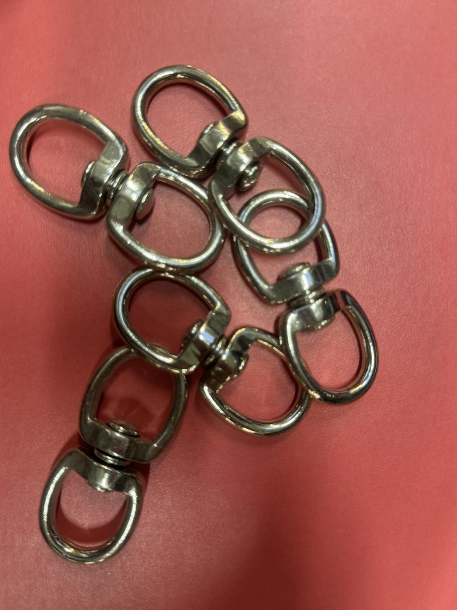 3 x 5 Stk. Wirbel 20x20mm für Longeaufhängung, vernickelt?d=2025-06-07 11:20:27