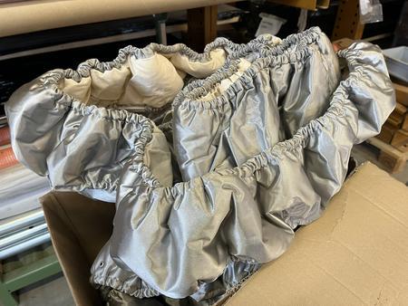 Rahmenabdeckung für Trimilin Ø102cm mit 6 Standfüßen, grau Rahmenabdeckung für Trimilin Ø102cm mit 6 Standfüßen, grau