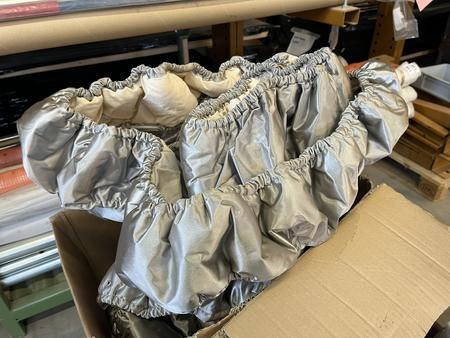 Rahmenabdeckung für Trimilin Ø102cm mit 6 Standfüßen, grau Rahmenabdeckung für Trimilin Ø102cm mit 6 Standfüßen, grau