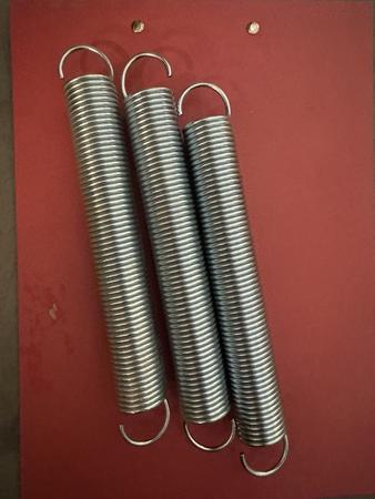 3 x 3 Stk. Stahlfeder 235x30mm, für Minitramp Fußstütze und Grand Master Rahmenspannung 3 x 3 Stk. Stahlfeder 235x30mm, für Minitramp Fußstütze und Grand Master Rahmenspannung
