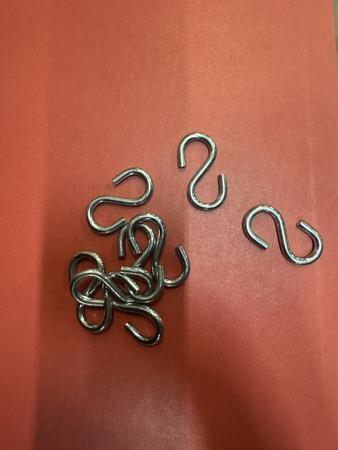3 x 10 Stk. S-Haken 4,0x35 mm Stahl verzinkt 3 x 10 Stk. S-Haken 4,0x35 mm Stahl verzinkt