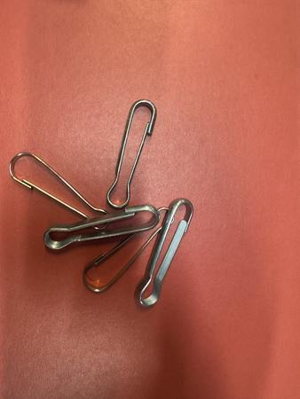 3 x 5 Stk. Metall Karabiner für Ballstopnetz 3 x 5 Stk. Metall Karabiner für Ballstopnetz