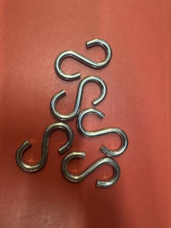 3 x 5 Stk. S-Haken, 5x38mm GZN 3 x 5 Stk. S-Haken, 5x38mm GZN