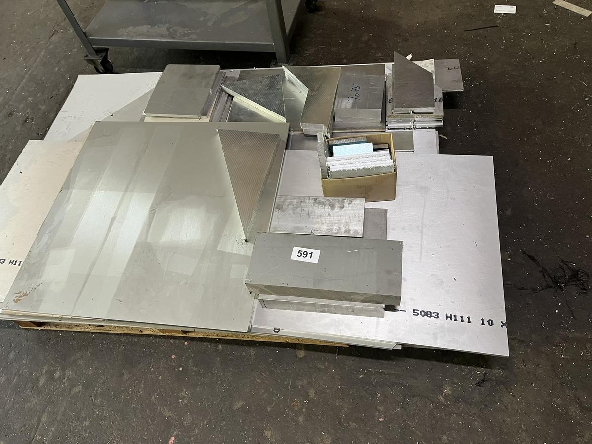 Palette Alu Platten in diversen Stärken