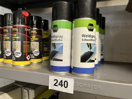 8 Dosen Schweißhelferspray 8 Dosen Schweißhelferspray