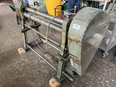 Motorische 3Rollen Biegemaschine, Breite 100cm, elektrisch Motorische 3Rollen Biegemaschine, Breite 100cm, elektrisch