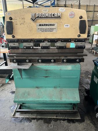 Promecam Biegemaschine RG2512, 120cm Arbeitsbreite, max. 5mm, mit Werkzeug Promecam Biegemaschine RG2512, 120cm Arbeitsbreite, max. 5mm, mit Werkzeug