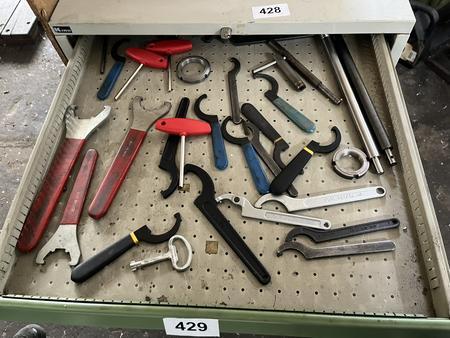 Ladeninhalt an diversen Hackenschlüssel Ladeninhalt an diversen Hackenschlüssel