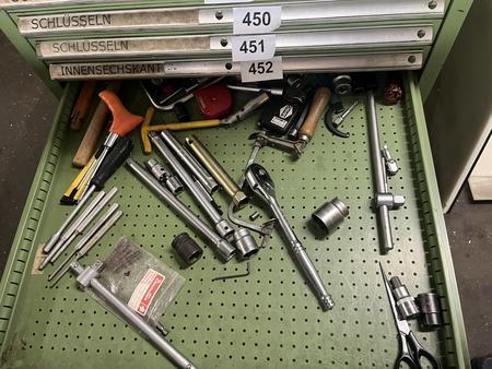 Ladeninhalt an diversen Werkzeugen Ladeninhalt an diversen Werkzeugen