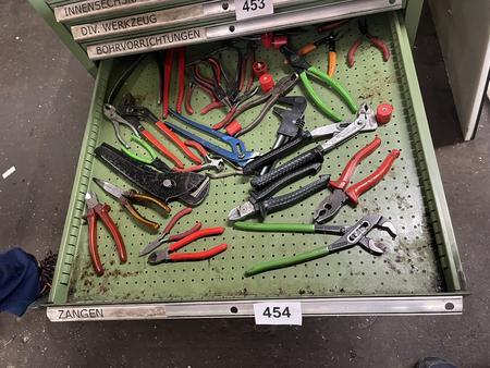 Ladeninhalt an diversen Zangen Ladeninhalt an diversen Zangen