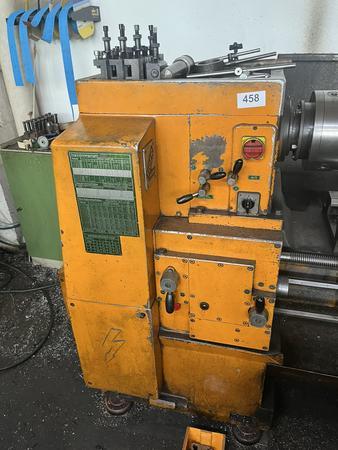Tiger Drehmaschine, Drehlänge 2000mm, Spitzenhöhe 270mm, Typ 70UNS, Spindelbohrung 80mm, 380V, Zubehör Lünette und 4 Stk. Amerikaner, inkl. Werkbank mit 5 Laden voll bestückt mit Werkzeugen, inkl. Schrank Tiger Drehmaschine, Drehlänge 2000mm, Spitzenhöhe 270mm, Typ 70UNS, Spindelbohrung 80mm, 380V, Zubehör Lünette und 4 Stk. Amerikaner, inkl. Werkbank mit 5 Laden voll bestückt mit Werkzeugen, inkl. Schrank