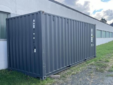 20 Fuß ISO See- und Lagercontainer, RAL7016 Anthrazitgrau, Containernummer: UNDU217053-4 20 Fuß ISO See- und Lagercontainer, RAL7016 Anthrazitgrau, Containernummer: UNDU217053-4