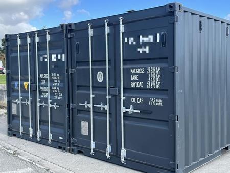 20 Fuß ISO See- und Lagercontainer, RAL7016 Anthrazitgrau, Containernummer: ICOU717281-7 20 Fuß ISO See- und Lagercontainer, RAL7016 Anthrazitgrau, Containernummer: ICOU717281-7