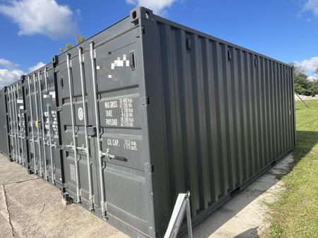 20 Fuß ISO See- und Lagercontainer, RAL7016 Anthrazitgrau, Containernummer: PSXU258369-8 20 Fuß ISO See- und Lagercontainer, RAL7016 Anthrazitgrau, Containernummer: PSXU258369-8