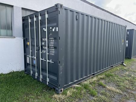 20 Fuß ISO See- und Lagercontainer, RAL7016 Anthrazitgrau, Containernummer: UNDU217050-8 20 Fuß ISO See- und Lagercontainer, RAL7016 Anthrazitgrau, Containernummer: UNDU217050-8