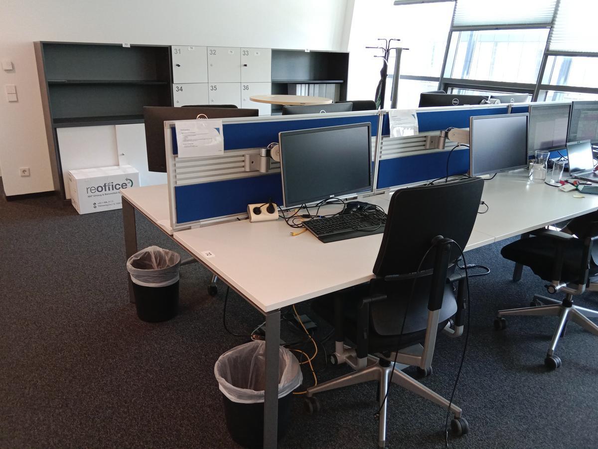 6 teiliger Arbeitsplatz mit Rückwand 320/160 cm?d=2025-06-16 09:02:47
