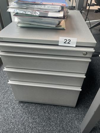 Rollcontainer 54/60 cm mit Auszugsladen Rollcontainer 54/60 cm mit Auszugsladen