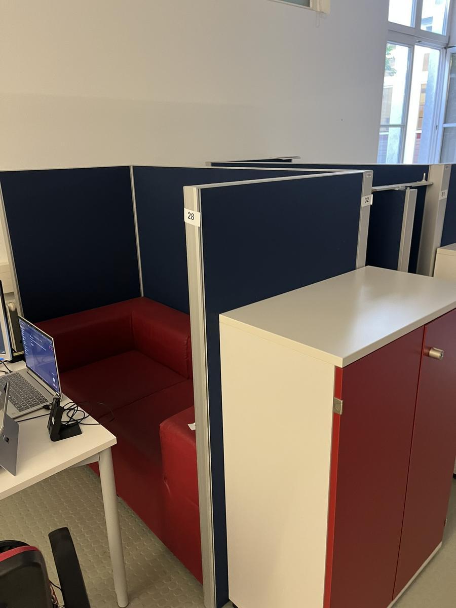U-förmiges Raumtrennermodul ca. 80 x 160 x 80 cm