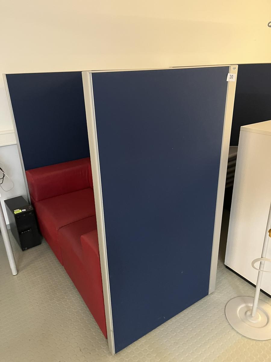 U-förmiges Raumtrennermodul ca. 80 x 160 x 80 cm