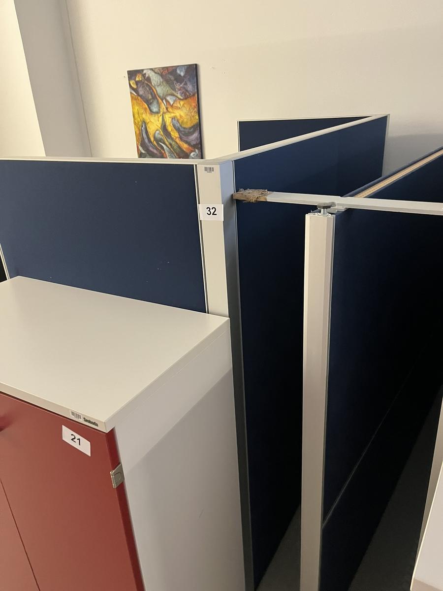 U-förmiges Raumtrennermodul ca. 80 x 160 x 80 cm