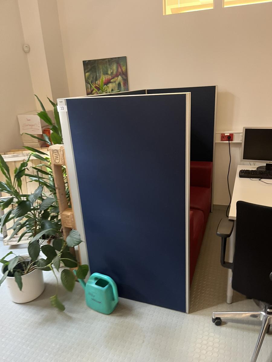 U-förmiges Raumtrennermodul ca. 80 x 160 x 80 cm