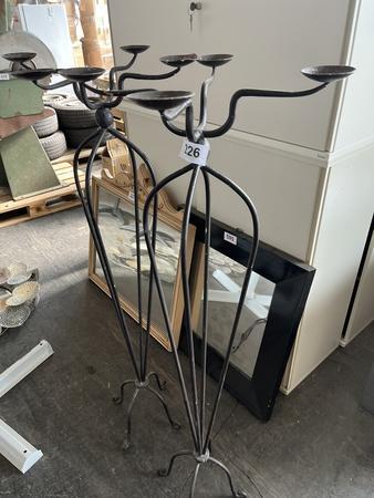 2 Stk. Kerzenständer, Höhe 140cm, DM 55cm 2 Stk. Kerzenständer, Höhe 140cm, DM 55cm