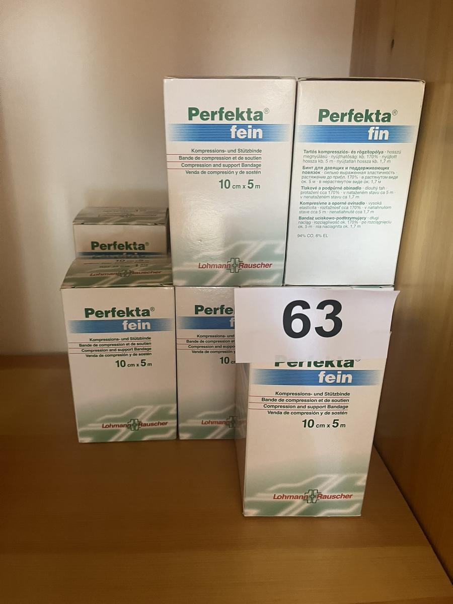 11 Packungen Perfekta fein Kompressions und Stützbinde 10 cm x 5 m