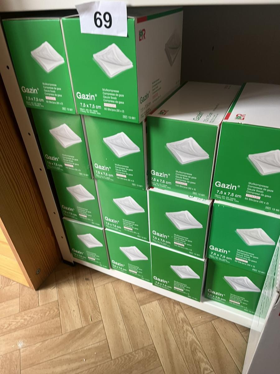 14 Karton Gazin Mullkompresse 7