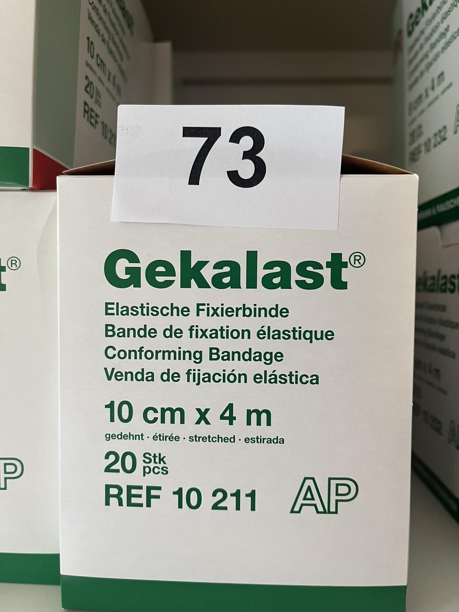 17 Packungen a 20 Stück Gekalast Elastische Fixierbinde 10 cm x 4 m
