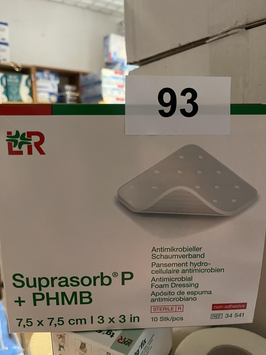 3 Packungen a 10 Stück Suprasorb P + PHMB Antimikrobieller Schaumverband 7