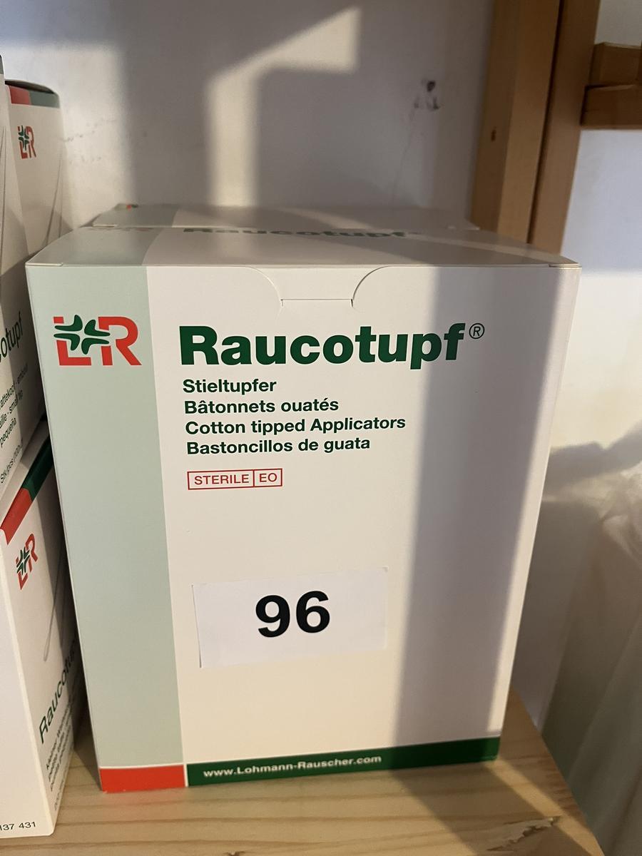 2 Packungen Raucotupf Stieltupfer