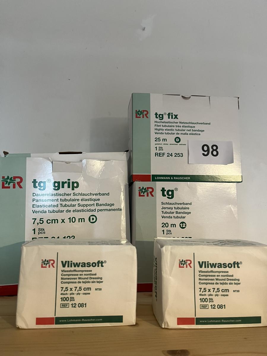 tg grip Dauerelastischer Schlauchverband - gemischte Position