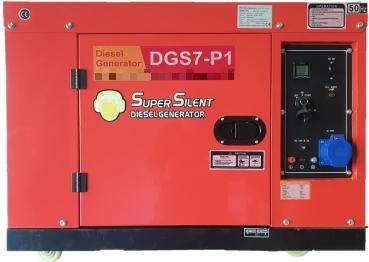 Dieselaggregat 7kW einphasig, 230V einphasig, Elektrostarter
