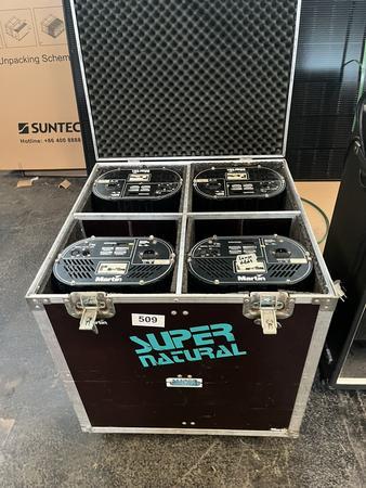 4 Stk. Scanner Martin PRO 218 II EU 290W inkl. Transport Case 4 Stk. Scanner Martin PRO 218 II EU 290W inkl. Transport Case