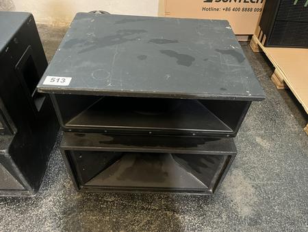 2 Stk. passive PA Box, Top Teil horngeladen mit 12 Zoll, 2 Zoll Treibern, 600W 2 Stk. passive PA Box, Top Teil horngeladen mit 12 Zoll, 2 Zoll Treibern, 600W