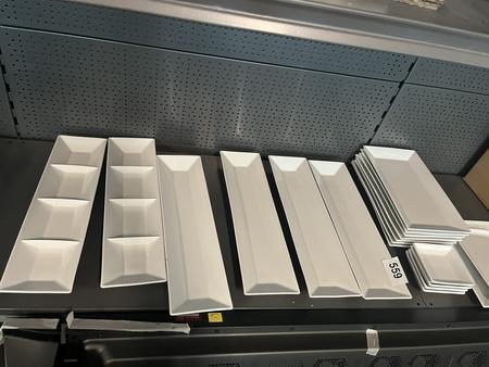 Posten Teller und Platten, weiß Posten Teller und Platten, weiß