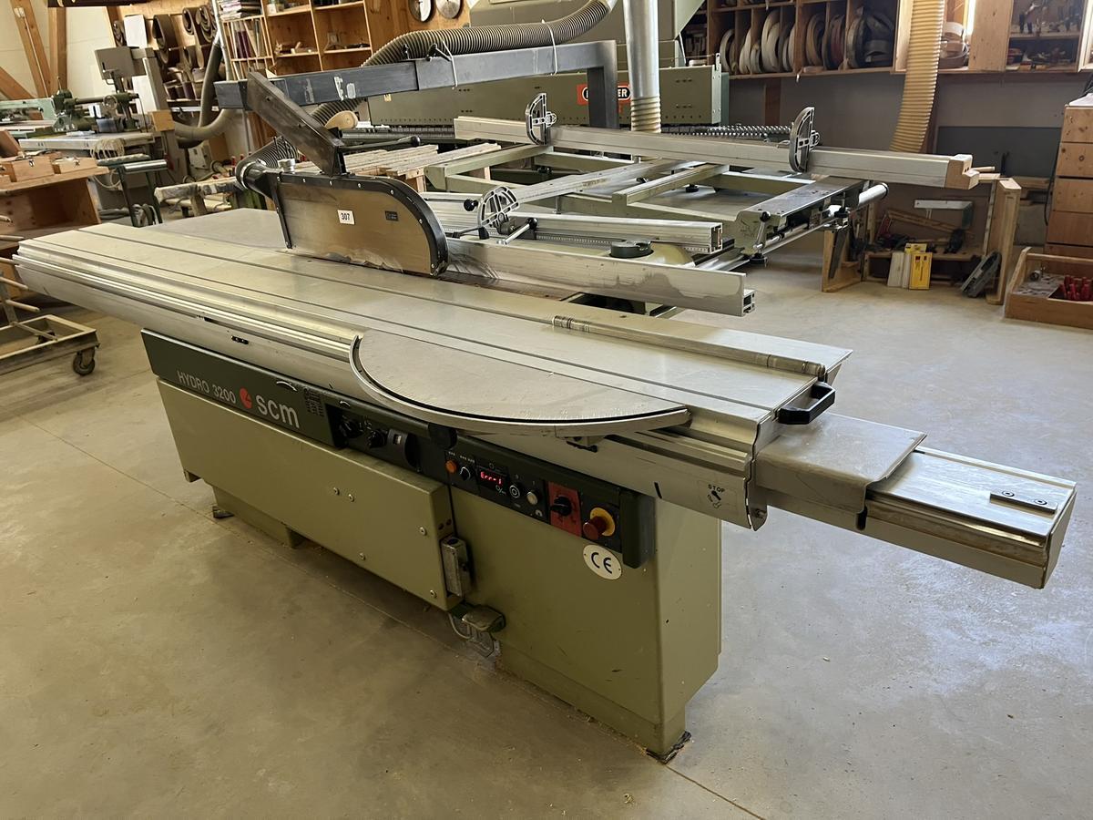 SCM Hydro 3200 Tisch und Formatkreissäge mit Queranschlag - vertstellbaren Tisch  - Tischgröße 320 cm ?d=2025-08-11 16:28:53