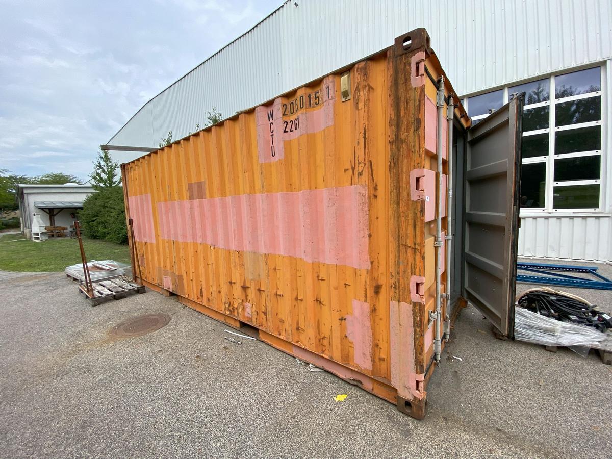 Lagercontainer in Stahlausführung 6055/2435/2600 mm mit Doppeltüre ?d=2025-08-11 11:07:12