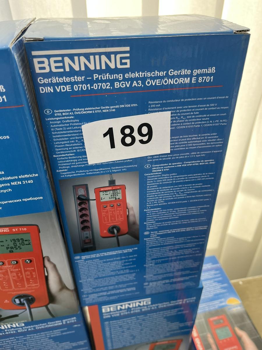 BENNING Gerätetester Fabriksneu ST710?d=2025-08-11 16:56:33