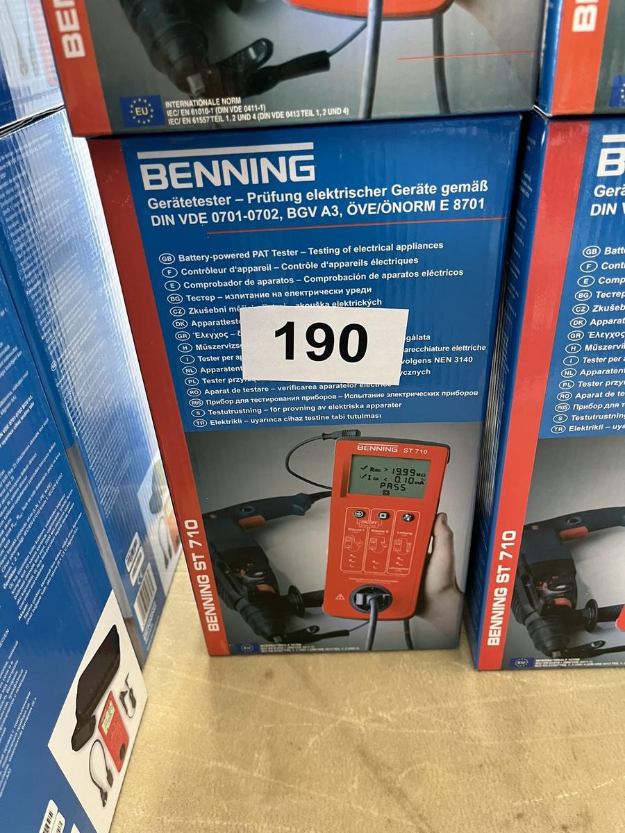 BENNING Gerätetester Fabriksneu ST710?d=2025-08-11 16:54:01