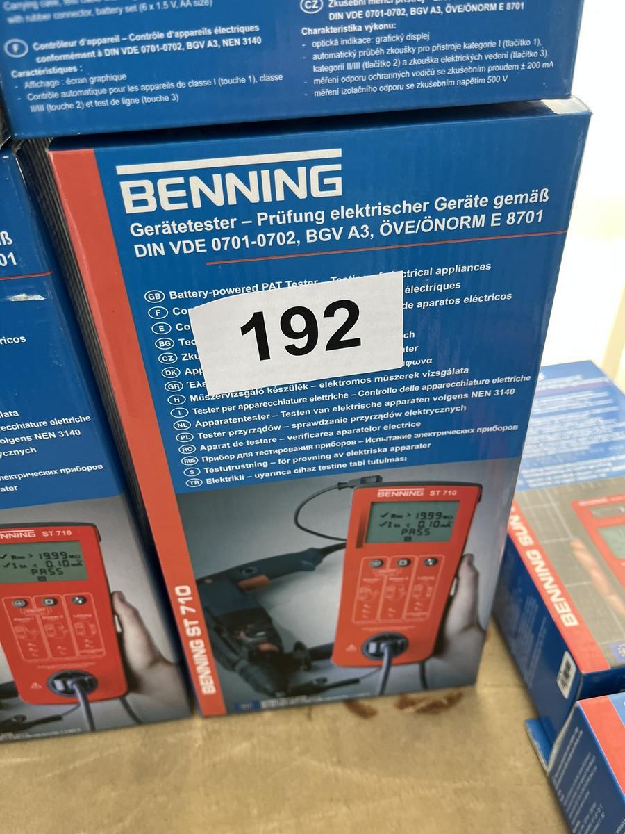 BENNING Gerätetester Fabriksneu ST710?d=2025-08-11 17:03:22