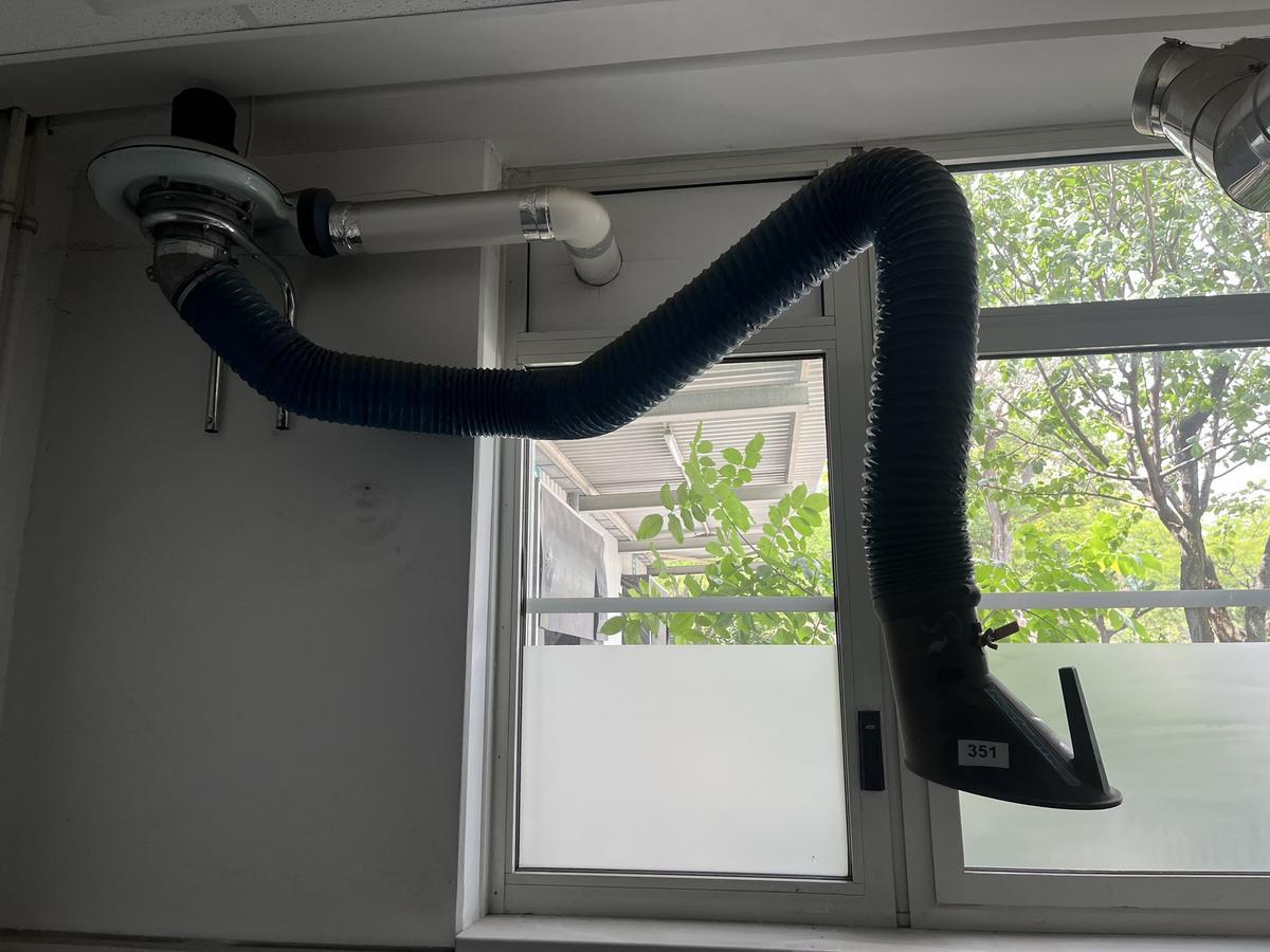 Nedermann Absaugung mit Ventilator
