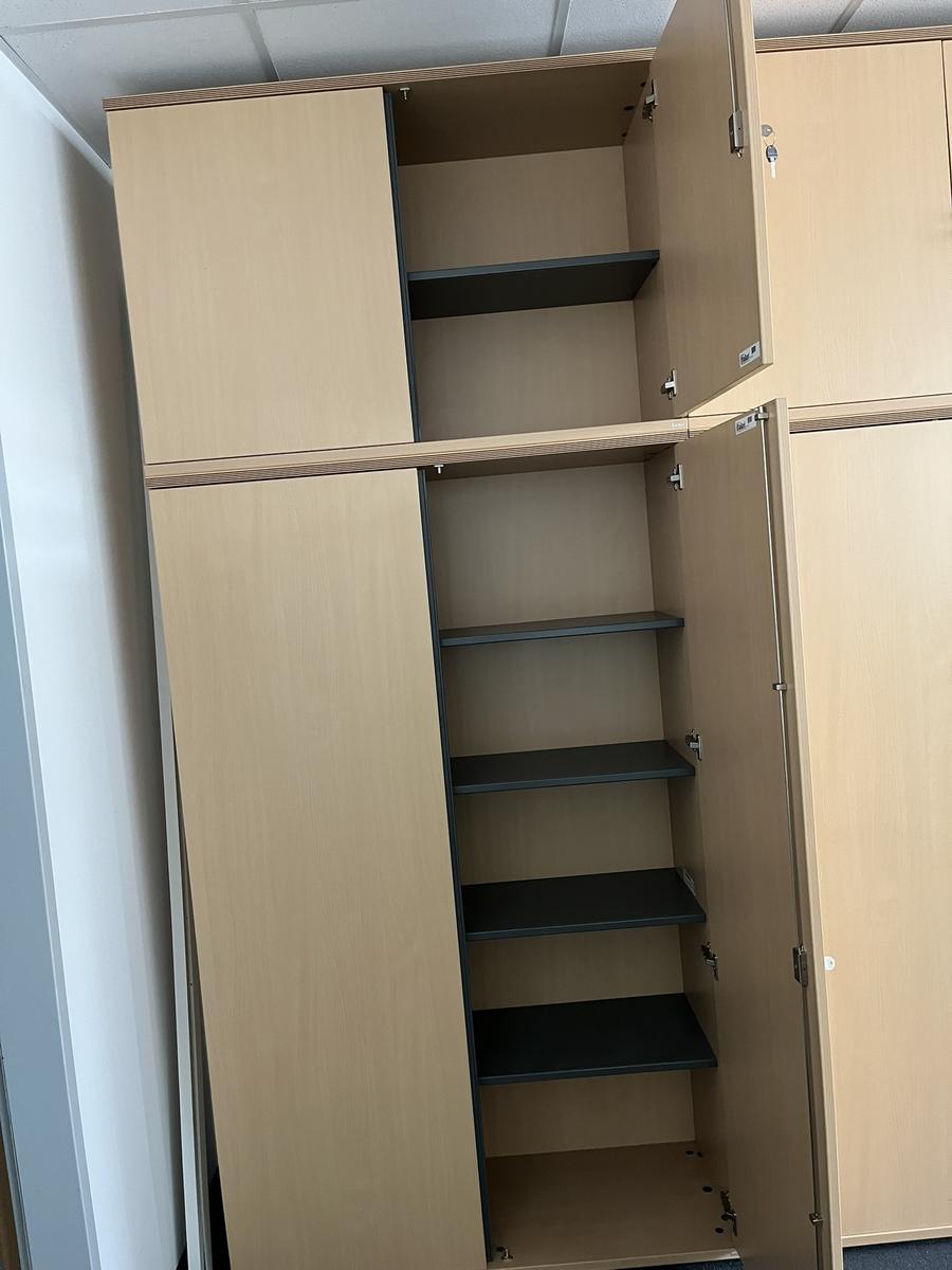 Bene Aktenschrankmodul 2-teilig 120 x 46 x 193 cm sowie 80 x 43 x 120 cm?d=2025-08-11 17:59:35
