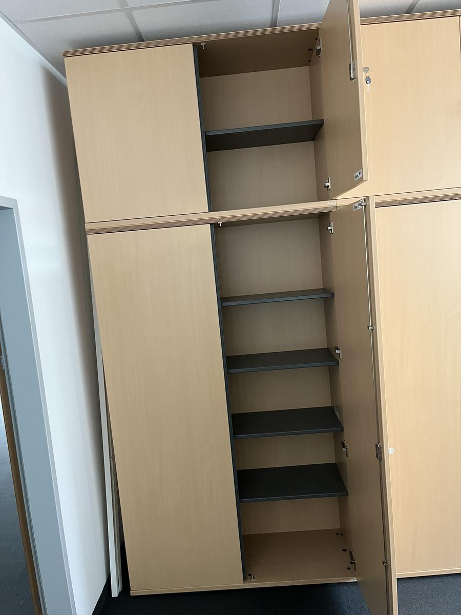 Bene Aktenschrankmodul 2-teilig 120 x 46 x 193 cm sowie 80 x 43 x 120 cm?d=2025-08-11 17:59:38
