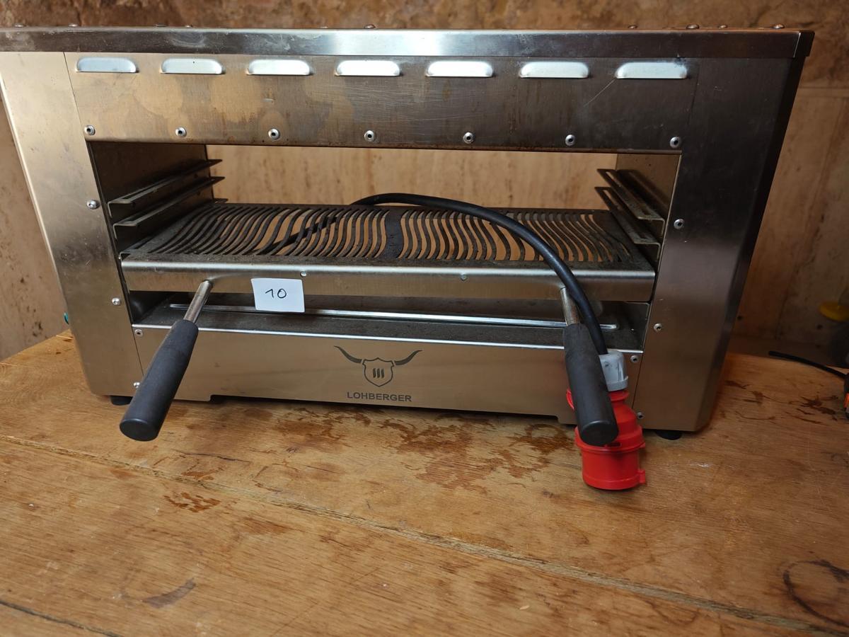 Oberhitze Grill für Steaks und Co, Lohberger
