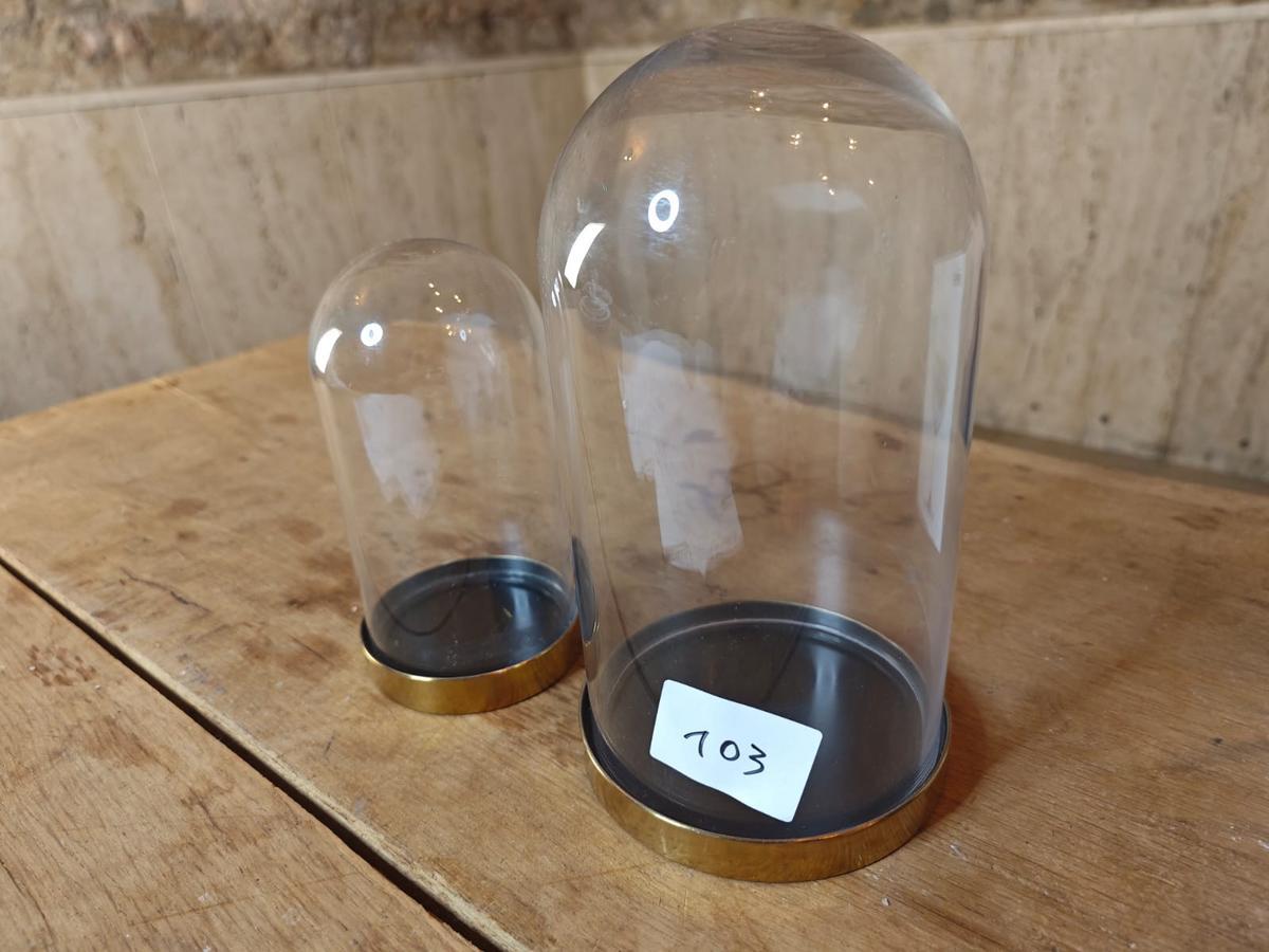 Glasdekoration, 2 Stück