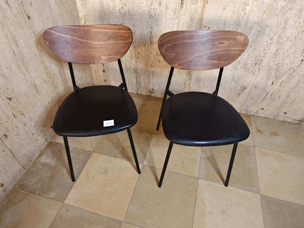 Designer Stühle Muubs schwarz, 2 Stück
