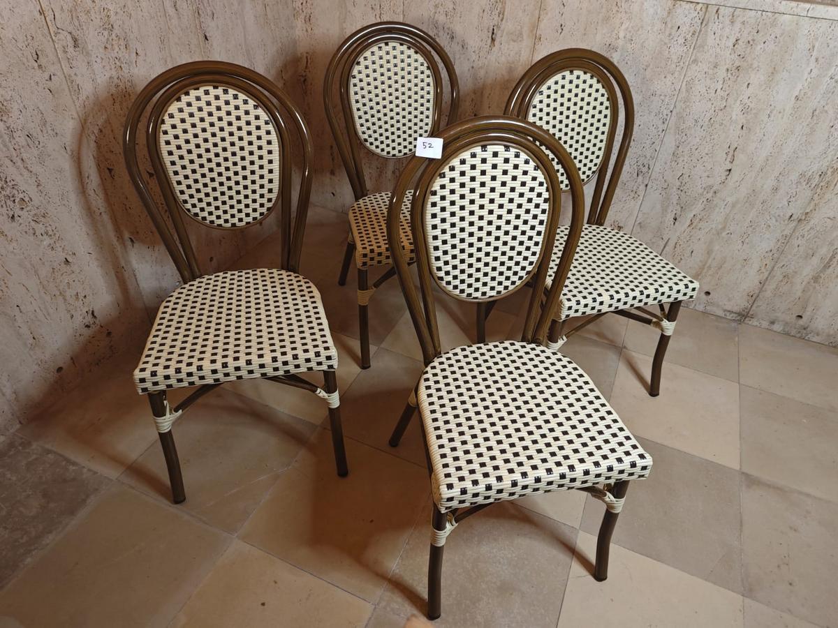Bistrostuhl, Aluminium, Neu, 4 Stück