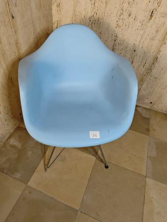 Schalenstuhl, hellblau, Eames Replica Schalenstuhl, hellblau, Eames Replica