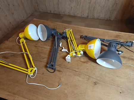 Bürolampen, 4 Stück Bürolampen, 4 Stück
